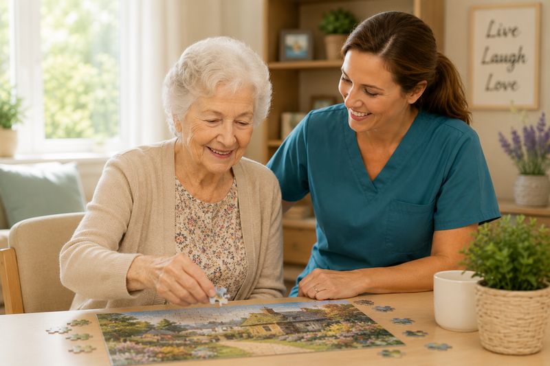 Memory care resident at Midway Neurological & Rehabilitation